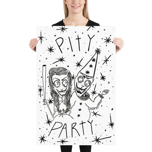 White Pity Party Poster