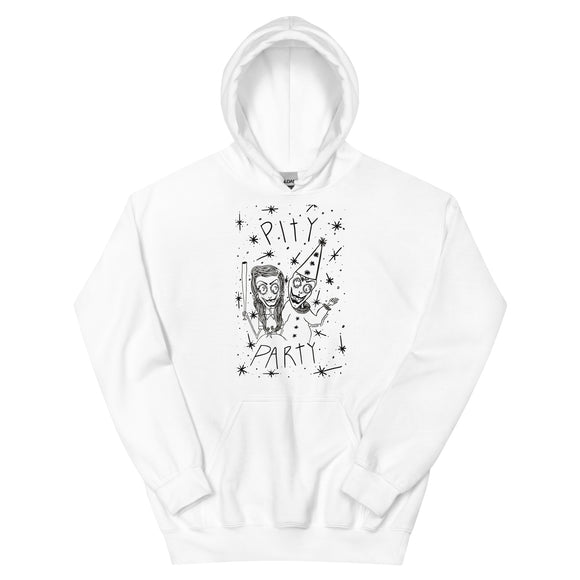 White Pity Party Hoodie