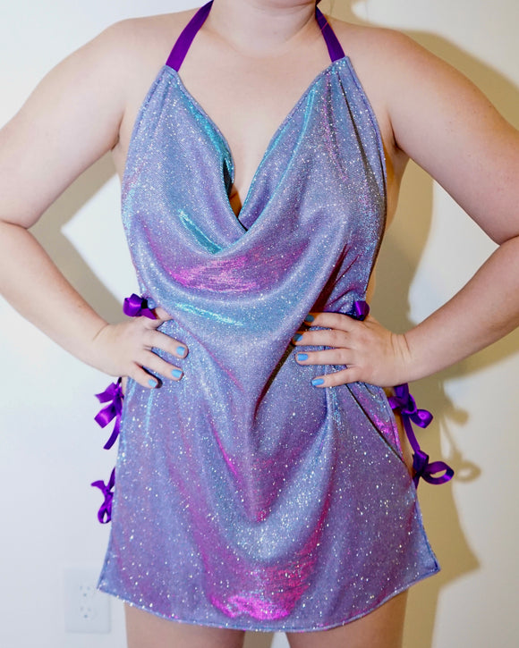 Lavender Sparkle Divine Disco Dress